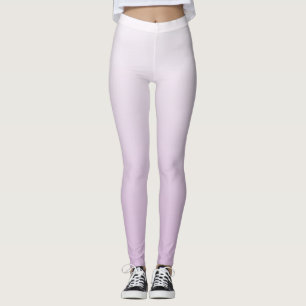 Leggings Gráfico de sombreado plano Lilac limpio