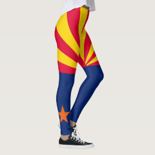 Leggings Gráfico dinámico de la bandera del estado de Ari