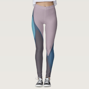 Leggings Gráfico II azul y malva