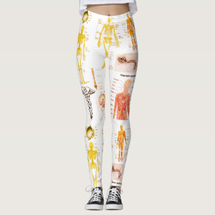 Leggings Gráficos de anatomía humana