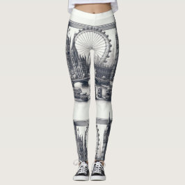 Leggings gran bengala para las mujeres chicas
