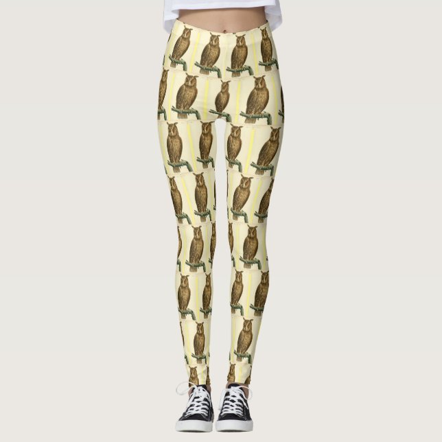Leggings Gran búho de cuernos Thunder_Cove (Anverso)