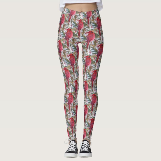 Leggings Gran Cardenal Rojo (Anverso)