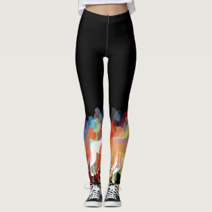 Leggings Gran Danés Abstracto
