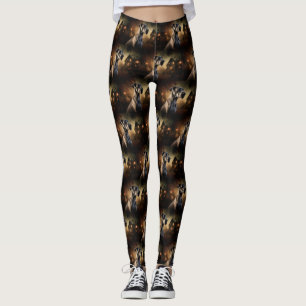Leggings Gran Danés de Halloween Aterrador