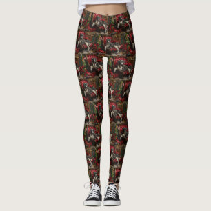 Leggings Gran Danés Navideño Festivo