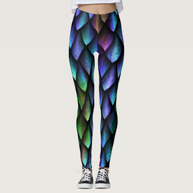Leggings Gran escala de dragones (Anverso)