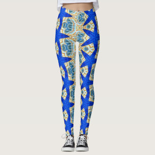 Leggings gran estrella azul