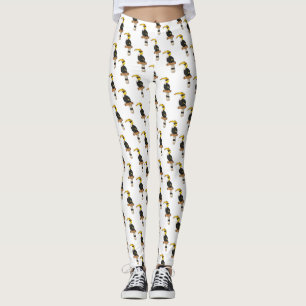 Leggings Gran ilustracion de personalizado de aves de balle
