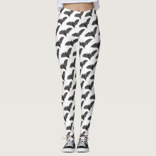 Leggings Gran ilustracion de personalizado de murciélagos v