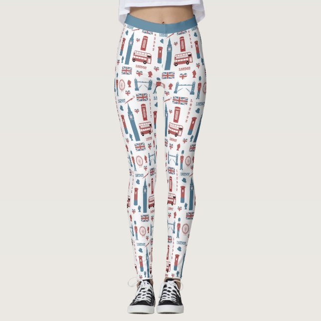 Leggings Gran Londres Inglaterra Bandera inglesa Yoga (Anverso)