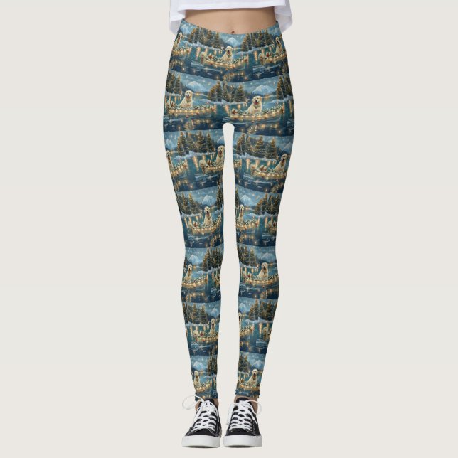 Leggings Gran Navidad de los Pirineos Festividad (Anverso)