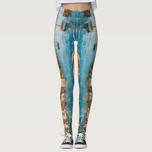 Leggings Gran Retiro Costero Mediterráneo Tranquilo