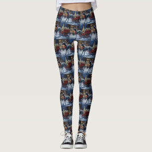 Leggings Gran Temporada Festiva de Navidad del Dán Grande