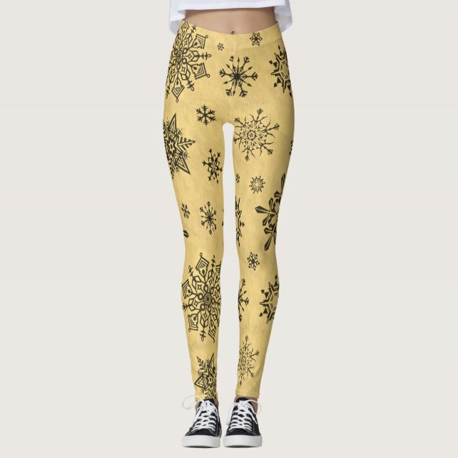 Leggings ¡Grandes garras de copo de nieve! (Anverso)