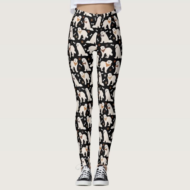 Leggings Grandes garras de los Pirineos y garras de huesos (Anverso)