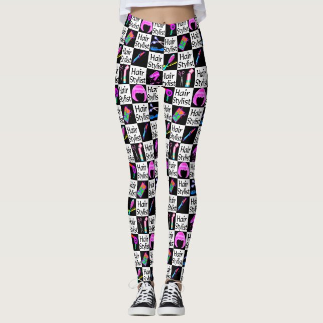 LEGGINGS GRANDES LEGADOS DE LISTA DE PELO (Anverso)