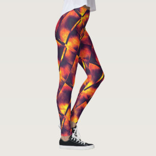 Leggings Grandes platos oxidados en colores de setiembre o 