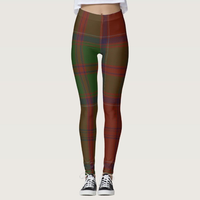 Leggings Grant Tartan Clan Plaid (Anverso)