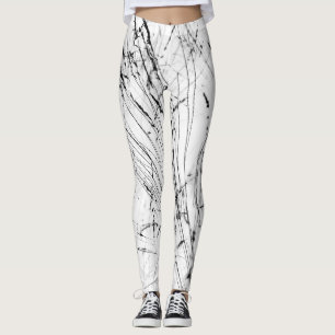 Leggings Grasa De Invierno En Nieve