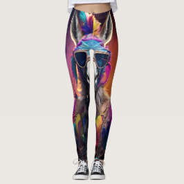 Leggings Grasas azules de burro