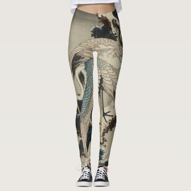 Leggings Grasas en una nieve cubierta Hokusai (Anverso)