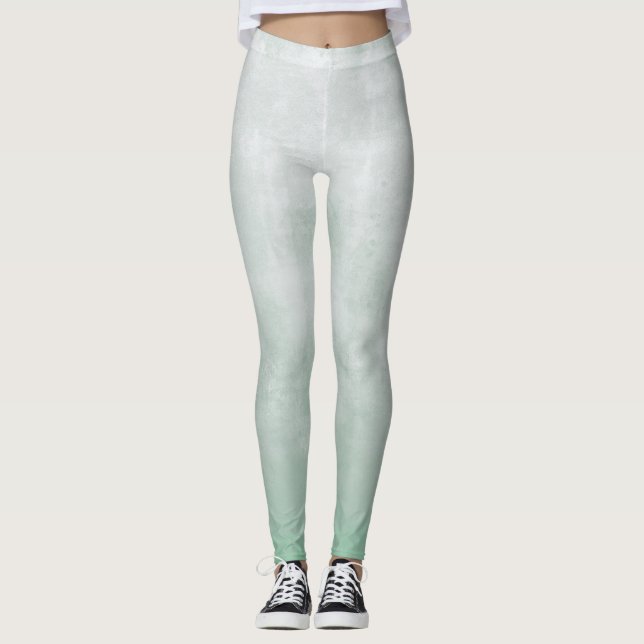 Leggings Gray Aqua geen blanco rústico (Anverso)