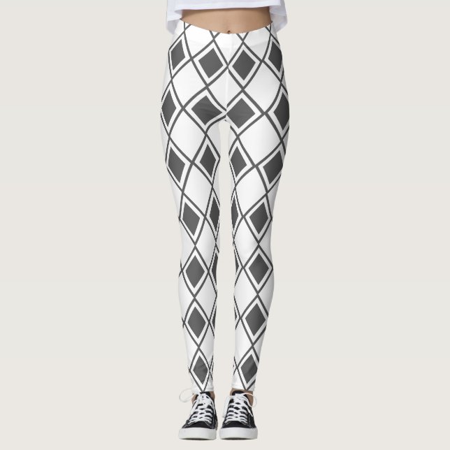 Leggings Gray Harlequin (Anverso)