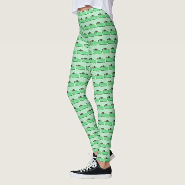 Leggings Green Grasshopper Pie Slice St. (Izquierda)