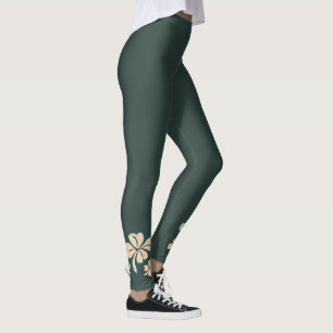 Leggings Green Lucky Shamrock Clover St. Patrick's Day Legg
