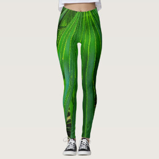 Leggings GREEN Saw Palmetto