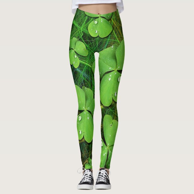 Leggings Green Shamrock St Patrick's iPhone 5 Funda-Mate (Anverso)