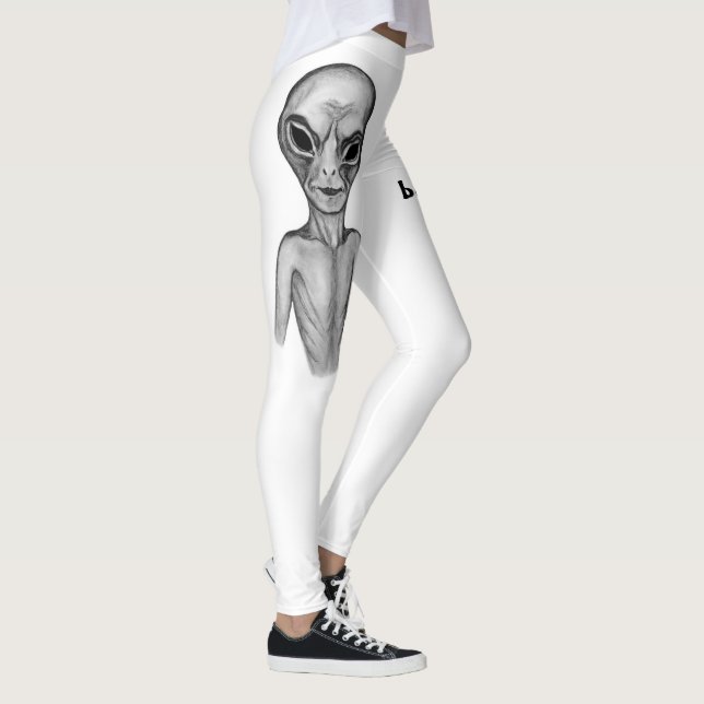 Leggings Grey Alien , quiero creer (Derecha)