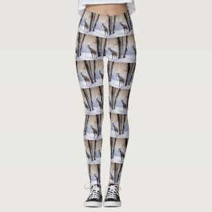 Leggings Greyhound italiano deja que nieve Navidades