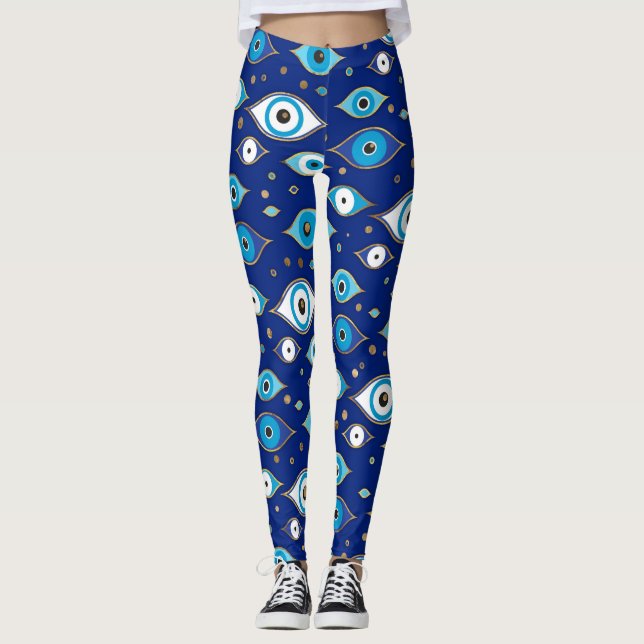 Leggings Griego Mati Mataki - Matiasma Malvado Protección d (Anverso)