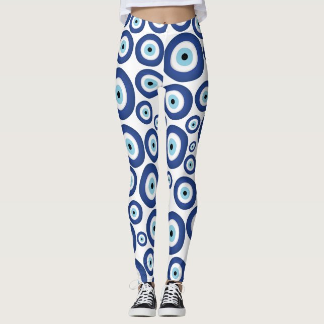 Leggings Griego Mati Mataki - modelo de mal de ojo de (Anverso)