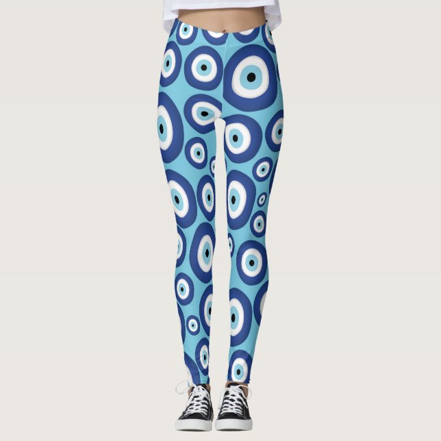 Leggings Griego Mati Mataki - modelo de mal de ojo de (Anverso)