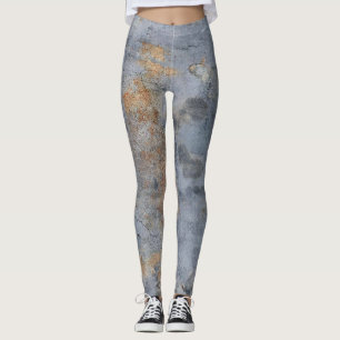 Leggings Gris Grunge