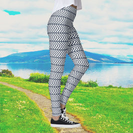 Leggings Gris Pattered