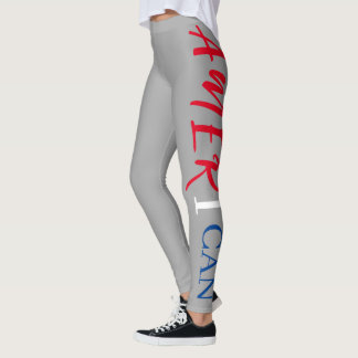 Leggings Gris Rojo Azul Blanco Negro Mujer Africana América