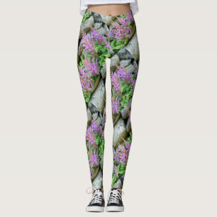 Leggings gris rosado