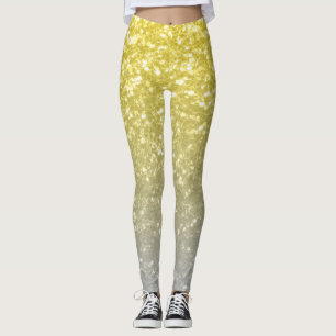 Leggings Gris sombrío gris oscuro de oro claro