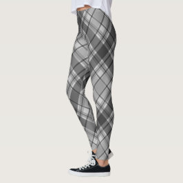 Leggings Gris Winter plaid
