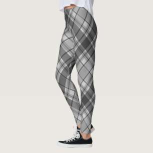 Leggings Gris Winter plaid
