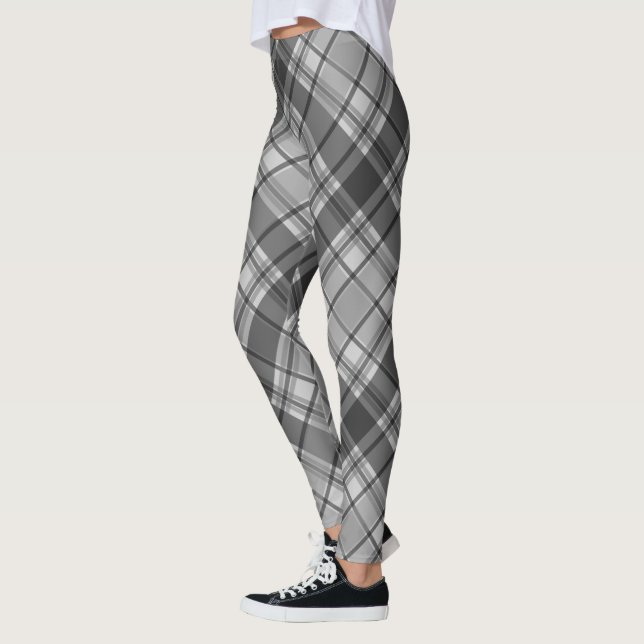 Leggings Gris Winter plaid (Izquierda)