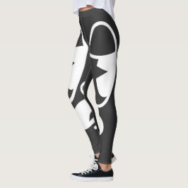 Leggings Groggy Glitch Face