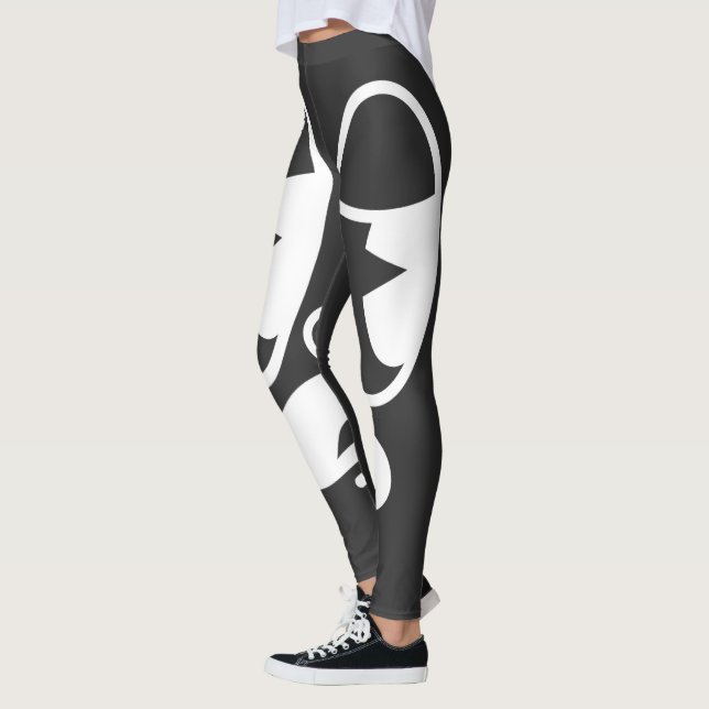 Leggings Groggy Glitch Face (Izquierda)