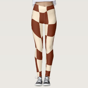 Leggings Groovy Daisy Floral Heart Checkerboard, año 2009