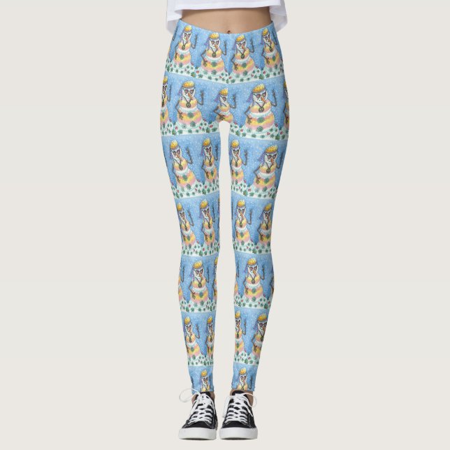 LEGGINGS GROOVY SNOWMAN, LEGGINING DE NAVIDADES DE SEÑALES  (Anverso)