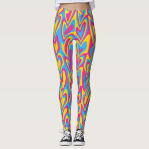 Leggings Groovy Trippy Orgullo de Pansexual quisquilloso